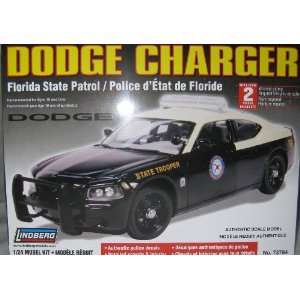    Lindberg 1/24 Florida State Police Dodge Charger KIT Toys & Games