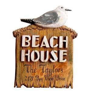  Beach House plaque, personalize with your name or address 