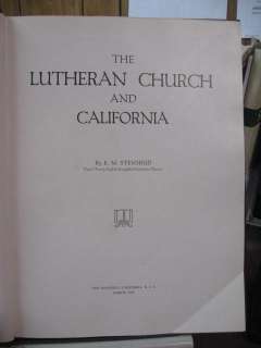 Luthern Church and California Edward M. Stensrud 1st ED  
