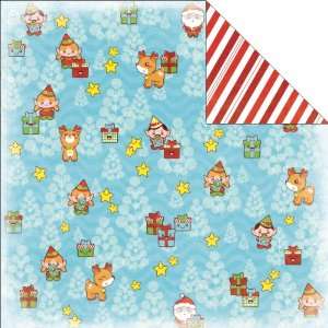   Pole Double Sided Paper 12X12 Elf Exchange Arts, Crafts & Sewing