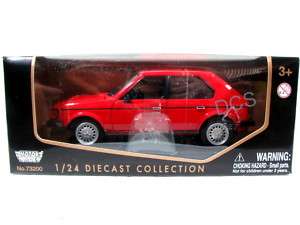MotorMax 1985 Dodge Omni Turbo Red 1/24 Diecast Car  