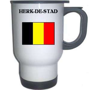  Belgium   HERK DE STAD White Stainless Steel Mug 