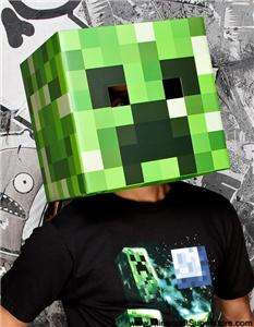 OFFICIAL LICENSED MINECRAFT LARGE CARDBOARD CREEPER HEAD MASK (12 