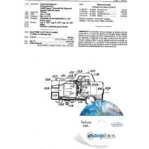  NEW Patent CD for ELECTRIC VACUUM CLEANER 