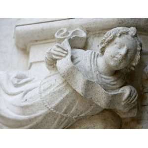 Sculpture in the Cloister, St. Gatien Cathedral, Tours, Indre Et Loire 