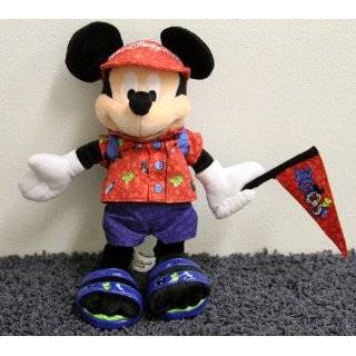   Disney World Mickey Mouse 10 Inch Plush Bean Bag Doll   New with Tag