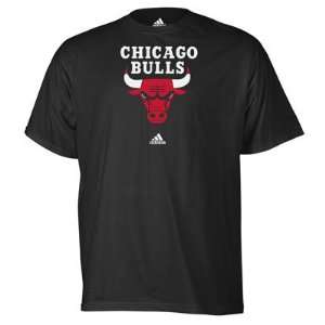 adidas Chicago Bulls Red Primary Logo T shirt  Sports 