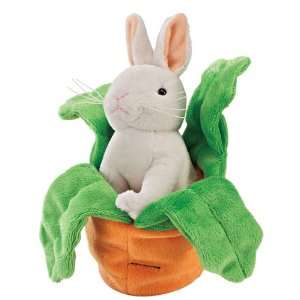  Ganz Sweet Stuffed Carrot with Plush White Bunny Toys 