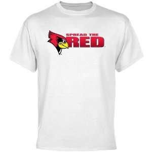   State Redbirds White Spread the Red T shirt