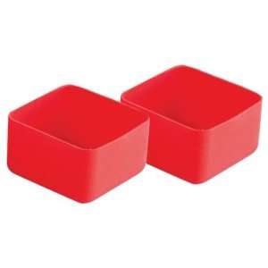  Design Ideas Squish Drawer Stores, Red, Set of 3