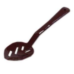  Serving Spoon Slotted 11 Inch Reddish Brown Kitchen 