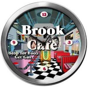  BROOK 14 Inch Cafe Metal Clock Quartz Movement Kitchen 