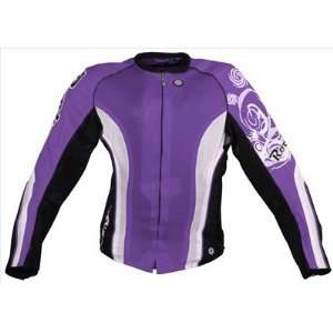  Joe Rocket Ladies Cleo 2.0 Jacket Purple Black White X 