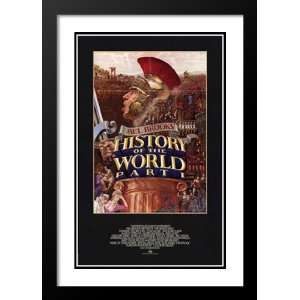 com History of the World Part 1 32x45 Framed and Double Matted Movie 