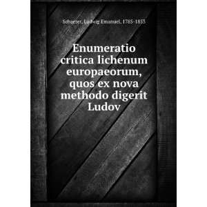  Enumeratio critica lichenum europaeorum, quos ex nova 