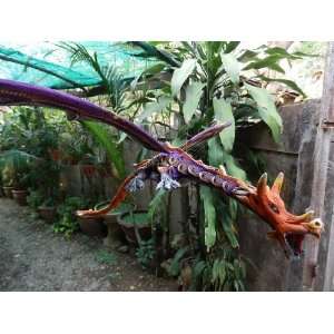  DragoNista Purple Flying Dragon Dust Wood Mobile Invention 