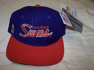 VINTAGE Sports Specialties PHOENIX SUNS Wool Fitted Size 6 3/4 HAT Cap 