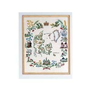  Denmark V Counted Cross Stitch Kit Arts, Crafts & Sewing