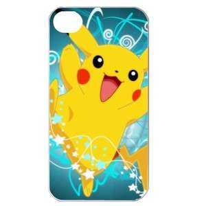 NEW Pokemon Pikachu 3 Image in iPhone 4 or 4S Hard Plastic Case Cover