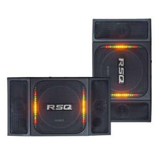RSQ VA400 3 WAY 350 WATT SPEAKERS   SOUND ACTIVATED LED  