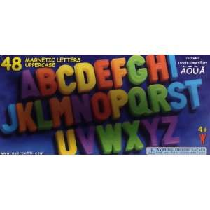  Magnetic Alphabet  48 Magnetic Uppercase Letters Toys 