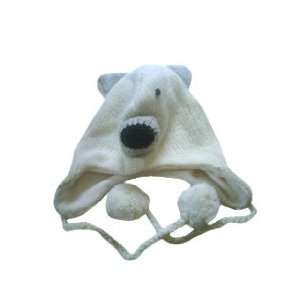  Polar Bear Pom Pom Headpiece