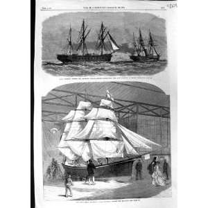  1866 SHIP SPITEFUL RESOLUCION FALKLAND ISLES LIFE BOAT 