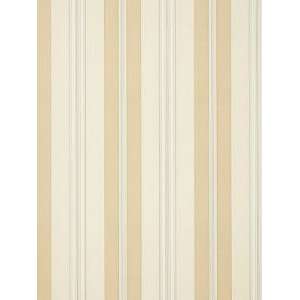  Schumacher Sch 5002480 Chalon Stripe   Vanilla Wallpaper 