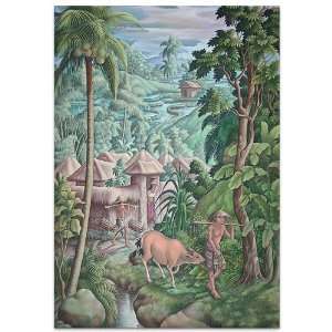  Bali Paintings~Balinese Cowboy~Canvas Art