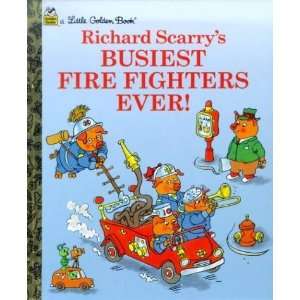  Richard Scarrys Busiest Firefighters Ever (Little Golden Books 
