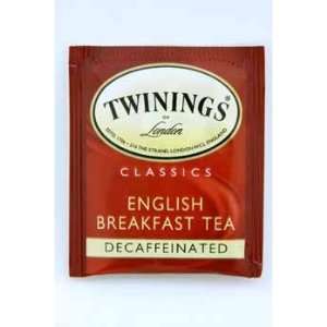  Twinings of London English Breakfast Decaf Tea Case Pack 