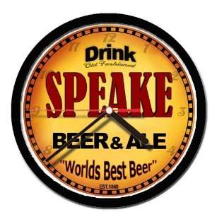  SPEAKE beer and ale cerveza wall clock 