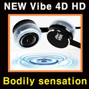 NEW VIBE BS 80HD 4D earphone Vibration sound BLACK  