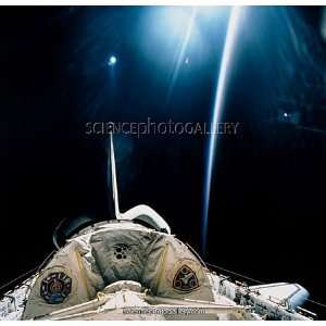  Spacelab SLS 1 view with light reflections Photographic 