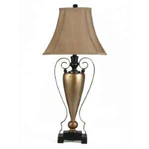  Privilege 12395 Rocca Table Lamp   Resin And Metal