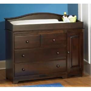   Windsor Collection Changing Dresser with Cabinet Door Antique