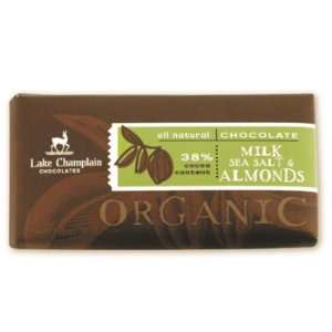 Organic Milk Sea Salt & Almond Chocolate Bar  Grocery 
