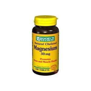  Chelated Magnesium 30mg   100 tabs,(Goodn Natural 