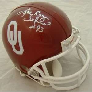 Lee Roy Selmon Autographed Oklahoma Sooners Mini Helmet  