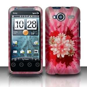   Hard Plastic Design Cover Case for HTC Evo Shift 4G + Car Charger