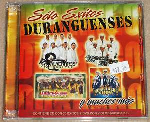 SOLO EXITOS DURANGUENSES  VARIOUS/ 20 SUPER EXITOS DVD  
