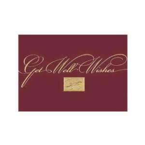 Well Greetings   Foil verse only   Greeting card with get well wishes 