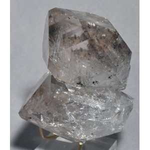 Quartz Herkimer Diamond Natural Twin Enhydro Crystal   New York, USA 