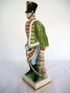 CAPODIMONTE PORCELAIN FIGURE OF A HUSSAR SOLDIER c.1800s  