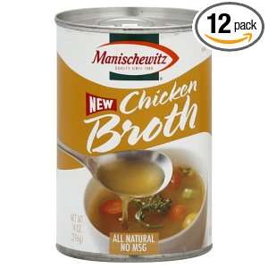 Manischewitz Chicken Broth, 14 Ounce Grocery & Gourmet Food