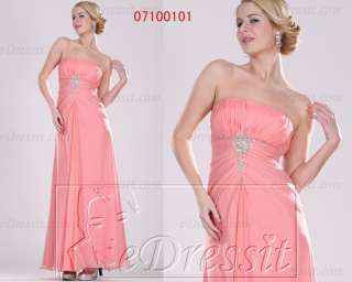eDressit New Pink Prom Ball Gown Evening Dress UK 6 20  