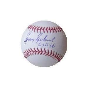  Sonny Siebert autographed Baseball inscribed 6 10 66 