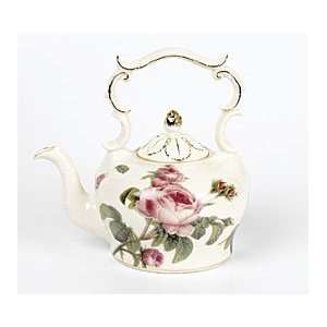 Roses Porcelain Tea Pot 