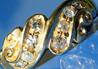ANTIQUE VICTORIAN 18ct GOLD OLD CUT DIAMOND RING C1890  