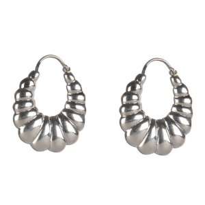  Bali Earrings Sterling Silver India Fashion 1.25 inch 
